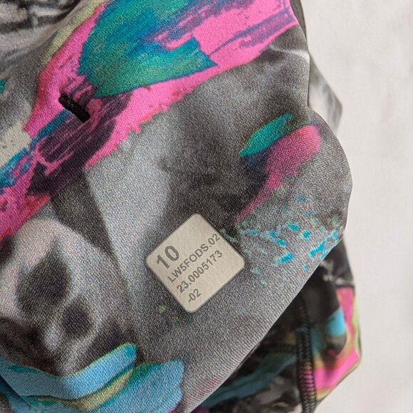 Lululemon Fast and Free High-Rise Tight 25 Pockets Women's 10 Paint Drift Multi - Picture 5 of 12